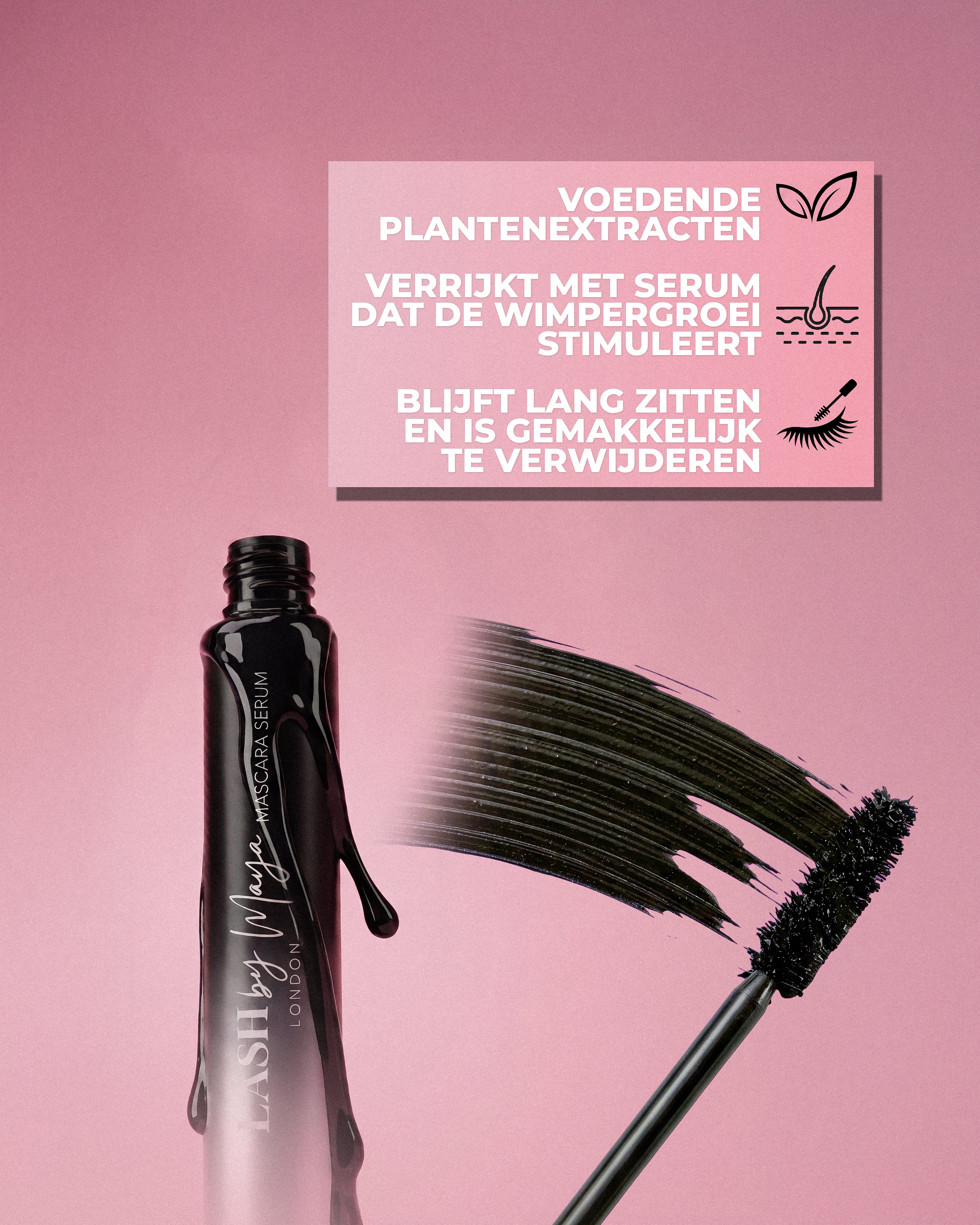 MASCARA VERRIJKT MET GROEISERUM